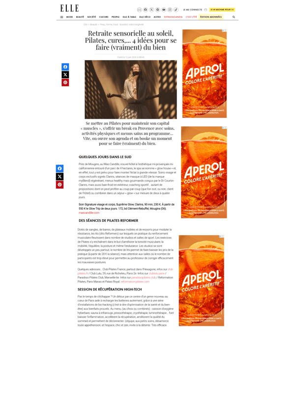 Retraite sensorielle, Pilates, cures & bien-être : 4 idées pour se faire vraiment du bien